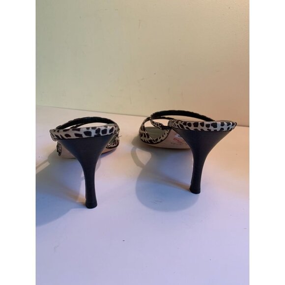 Kate Spade NWT Animal Print Sandal Shoe Calf Hair Womens Size 8.5 B Brown Tan - Picture 5 of 7